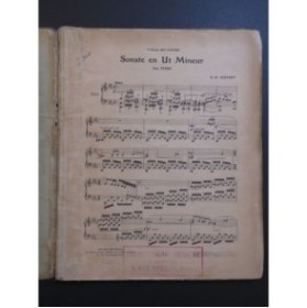 SIEFERT E.-B. Sonate en Ut Mineur Piano