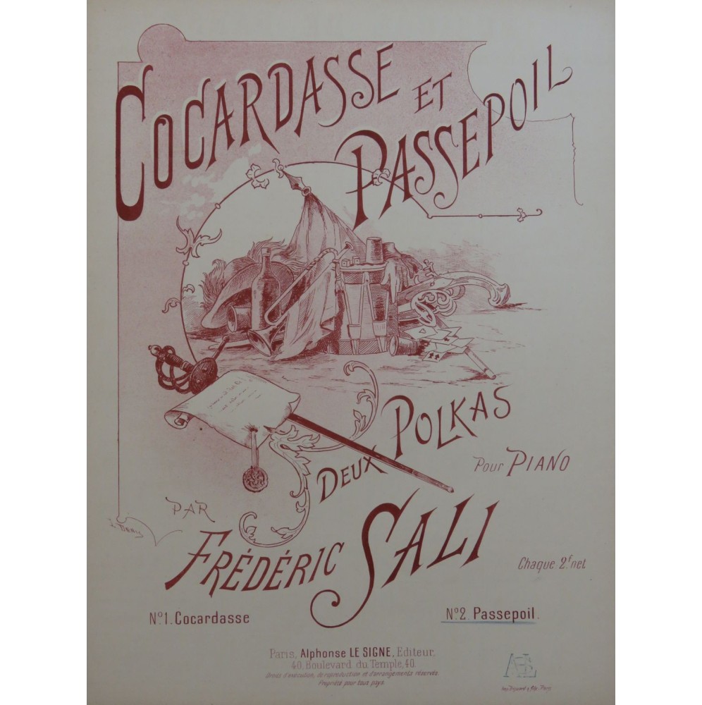 SALI Frédéric Passepoil Polka Piano