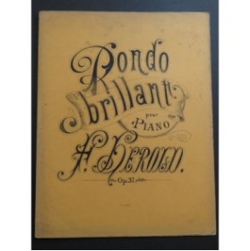HEROLD Ferdinand Rondo Brillant Piano ca1900