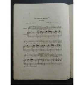 D'ADHÉMAR Ab. Les Belles-Ruries Chant Piano ca1830