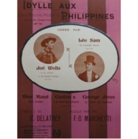 MARCHETTI F. D. Idylle aux Philippines Chant Piano 1912