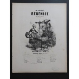 BÉRAT Frédéric Bérénice Chant Piano ca1840