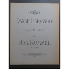 RUMMEL Joseph Danse Espagnole Piano