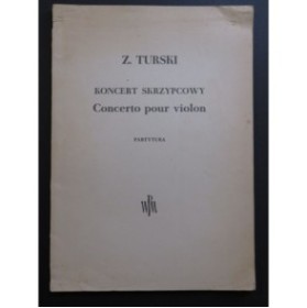 TURSKI Zbigniew Koncert Skrzypcowy Concerto Violon Orchestre 1958