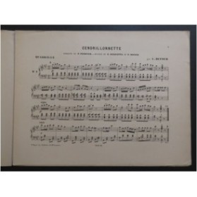 DUFOUR L. Cendrillonnette Quadrille Piano ca1890