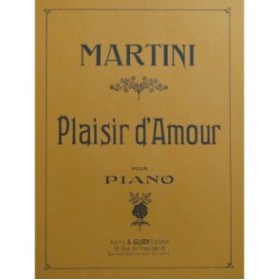 MARTINI J. P. Plaisir d'Amour Romance Piano