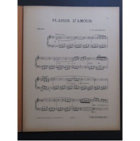 MARTINI J. P. Plaisir d'Amour Romance Piano