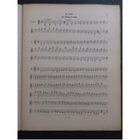 LEMARIÉ Amédée Ecole Moderne Livre No 3 Violon ca1915