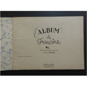 MISRAKI Paul L'Album de Francine No 1 Petite Suite Piano 1951