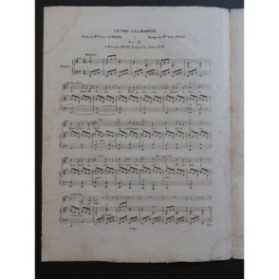 PUGET Loïsa Un Vœu à la Madone Chant Piano ca1830
