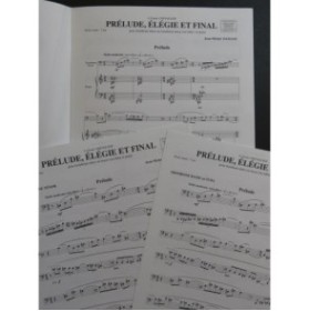 DAMASE Jean-Michel Prélude Élégie et Final Tuba ou Trombone Piano 1993