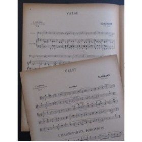 SCHUMANN Robert Valse L'Harmonieux Forgeron Piano Basson 1938