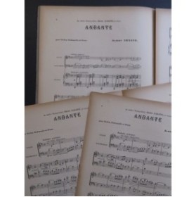 ARNAUD Albert Andante Piano Violon Violoncelle ca1910