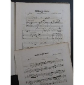 MOHR D. et A. Morceau de Salon Duo Piano Violon ca1870