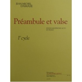 DAMASE Jean-Michel Préambule et Valse Saxophone Piano 2004