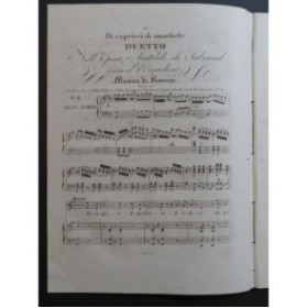 ROSSINI G. Matilde di Shabran No 6 Chant Piano ca1821