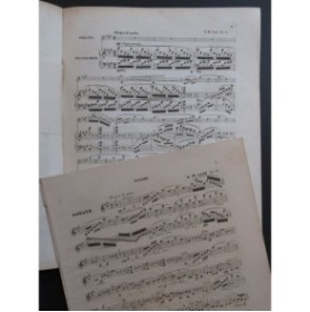 GADE N. W. Sonate op 6 Piano Violon ca1843