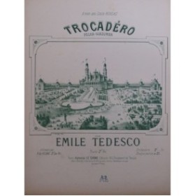 TEDESCO Émile Trocadéro Piano ca1890