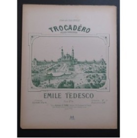 TEDESCO Émile Trocadéro Piano ca1890