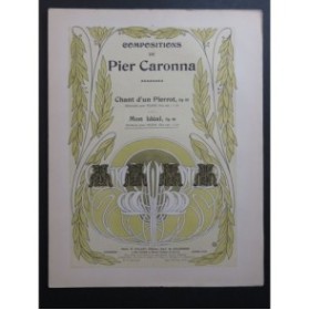 CARONNA Pier Mon Ideal ! Piano ca1905