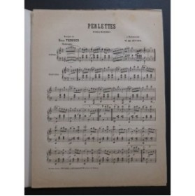 TEDESCO Émile Perlettes Piano ca1870