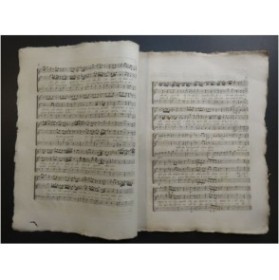 ACCORIMBONI Agostino Se mi lasci in fido Chant Orchestre 1786