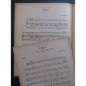 WOLFF H. Lied Violon Piano 1939