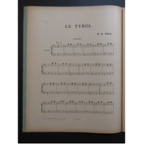 PHAL B. M. Le Tyrol Piano 4 mains 1932