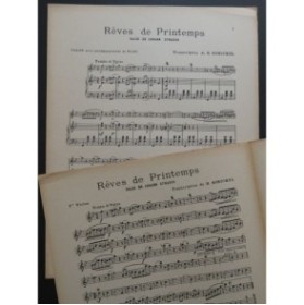 STRAUSS Johann Rêves de Printemps Piano Violon