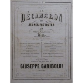 GARIBOLDI Giuseppe Le Décameron No 8 Flûte solo ca1858