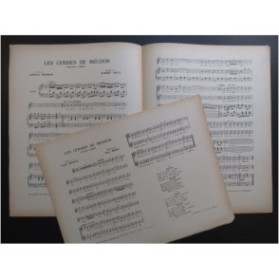 PETIT Albert Les Cerises de Meudon Chant Piano ca1890