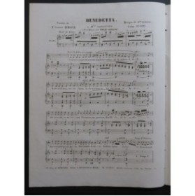 PUGET Loïsa Benedetta Chant Piano 1847