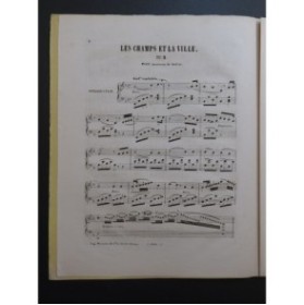 CROISEZ Alexandre Les Champs et la Ville Piano ca1860
