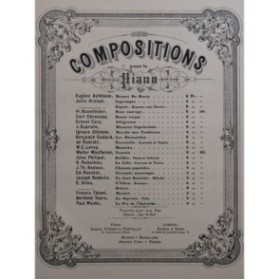 DUPRATO Jules Minuetto Capriccioso Piano ca1885