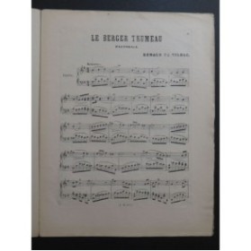 DE VILBAC Renaud Le Berger Trumeau Piano