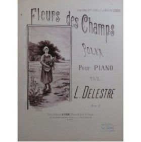 DELESTRE L. Fleurs des Champs Piano