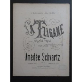 SCHVARTZ Amédée La Tzigane Piano