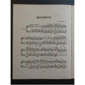 DELAHAYE L. L. Impromptu Piano ca1880