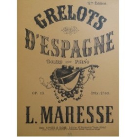 MARESSE Léo Grelots d'Espagne Piano