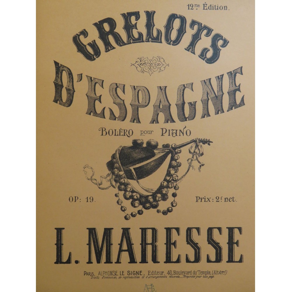 MARESSE Léo Grelots d'Espagne Piano