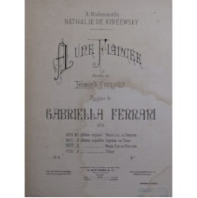 FERRARI Gabriella A une fiancée Chant Piano 1893