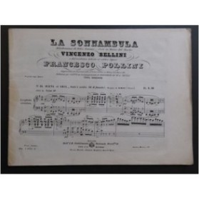 BELLINI Vincenzo La Sonnambula No 18 Chant Piano 1858