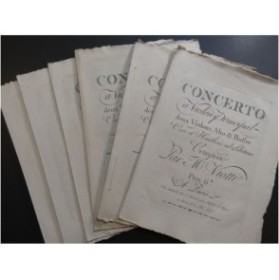 VIOTTI J. B. Concerto No 11 La Maj Violons Alto Basse Cors Hautbois ca1785