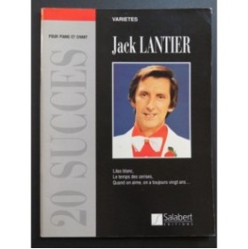 Jack Lantier 20 Succès pour Chant Piano 1982