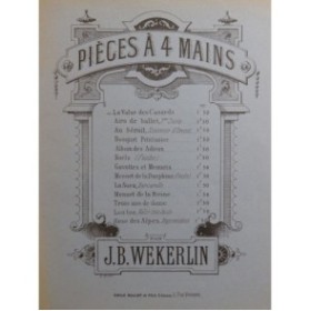 WEKERLIN J. B. La Ronde des Canards Piano 4 mains