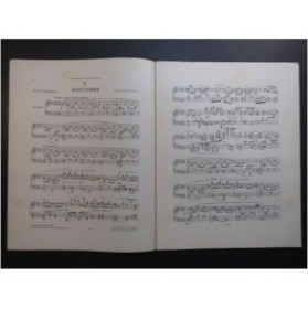 SCHMITT Florent Nocturne Piano 1913