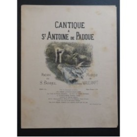 WAUCAMPT Edmond Cantique à St Antoine de Padoue Chant Piano ou Orgue