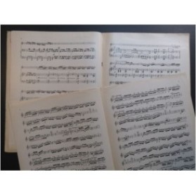 ANDRIEU Fernand Prélude et Allegro Cornet à Pistons Piano 1924