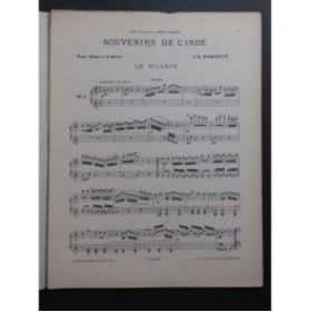 WEKERLIN J. B. Souvenirs de l'Inde Piano 4 mains ca1896