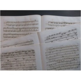 TOLBECQUE J. B. Dieu et la Bayadère Quadrille No 1 Piano Violon Flageolet ca1840